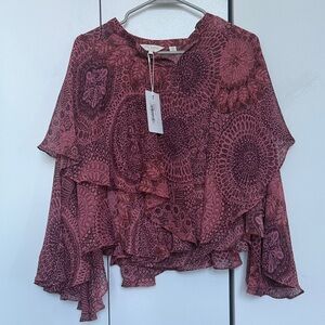 Women's Bohemian Print Blouse